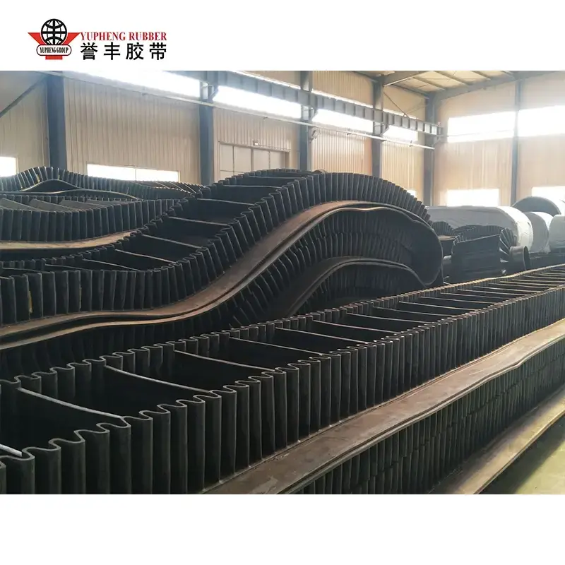Sidewall Cleated Conveyor Belt